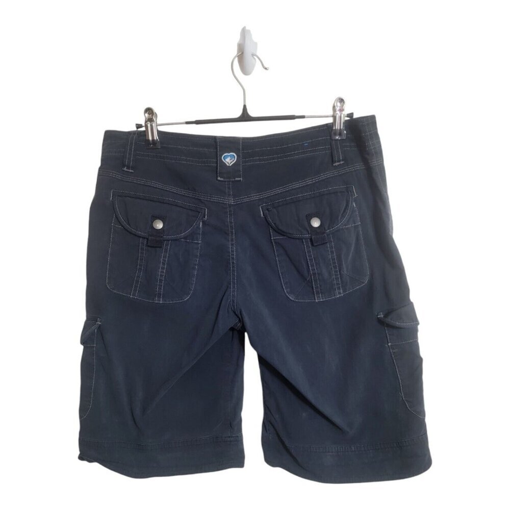 Kuhl Shorts Women 6 Black Splash 11" Bermuda Cargo Gorpcore Utility Military - Picture 2 of 9